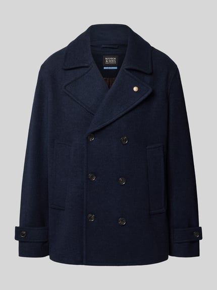 Scotch & Soda Kurzmantel mit doppelreihiger Knopfleiste Marine 1