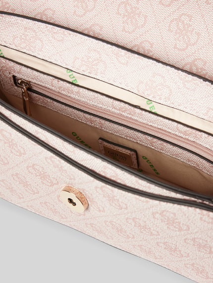 GUESS Umhängetasche mit Label-Applikation Modell 'ECO ERICA' Rose 5
