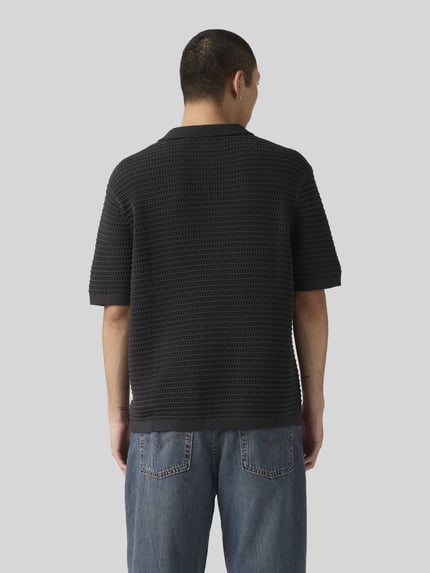 Levi's® Regular Fit Poloshirt aus reiner Baumwolle Black 5