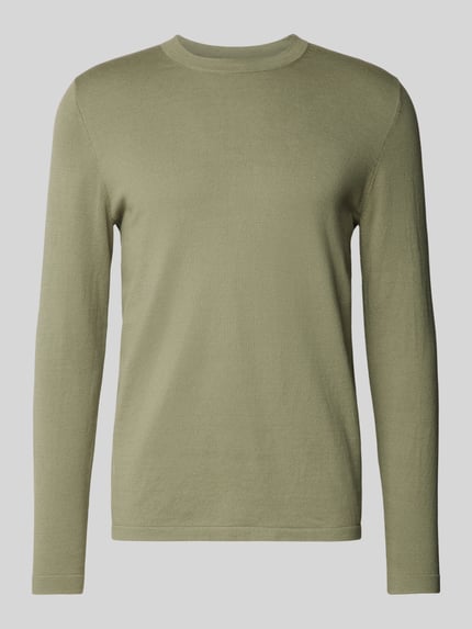 DRYKORN Gebreide pullover met ronde hals, model 'IRMINO' Groen - 2