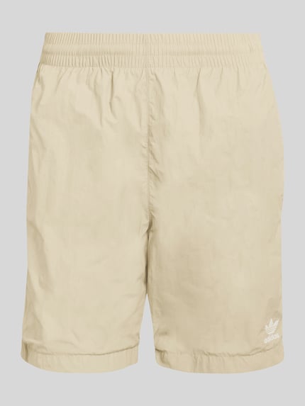 adidas Originals Shorts met logostitching van puur katoen Beige - 2