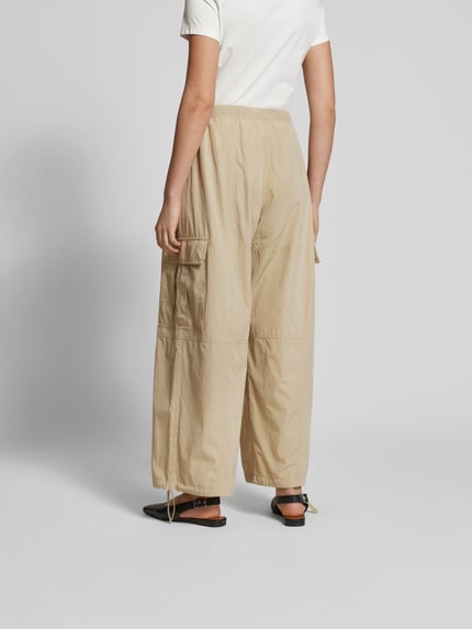Kenzo Stoffen broek met elastische band Beige - 5
