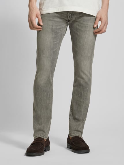 Polo Ralph Lauren Skinny fit jeans met stretch, model 'SULLIVAN' Lichtgrijs - 4
