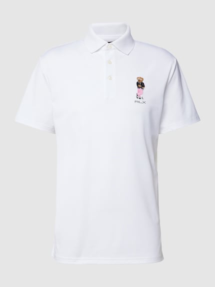 Polo Ralph Lauren Poloshirt mit Label-Stitching Weiss 2