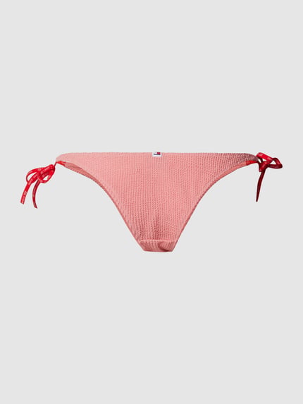 Tommy Hilfiger Bikinibroekje met vetersluiting Neon roze - 3