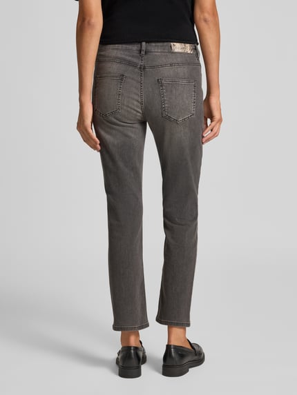 COMMA Jeans im Used-Look mit Eingrifftaschen Anthrazit 5