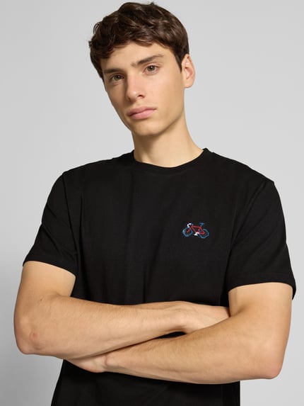 Dedicated T-Shirt mit Motiv-Stitching Black 3
