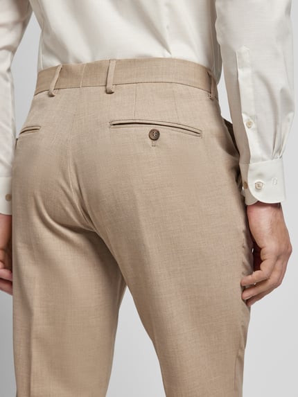 Selected Slim Fit Anzughose mit Woll-Anteil Modell 'NEIL' Sand 3