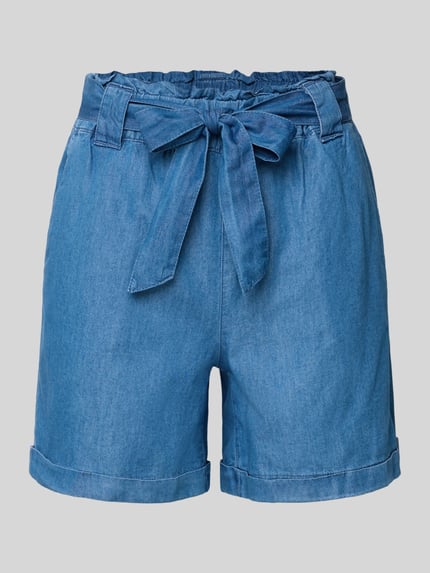 ONLY Loose Fit Jeansshorts aus Baumwoll-Lyocell-Mix Modell 'BEA SMILLA' Jeansblau 2