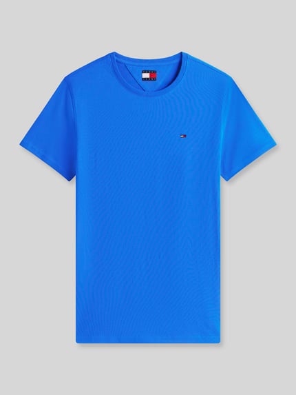 Tommy Jeans Regular Fit T-Shirt aus reiner Baumwolle Royal 2