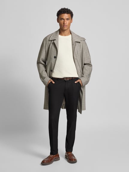 BOSS Slim Fit Anzughose aus Baumwoll-Mix Modell 'KAITON' Black 1