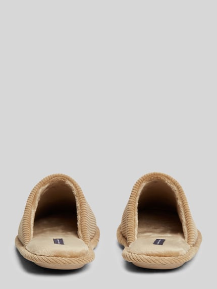 Tommy Hilfiger Hausschuh mit Logo-Detail Camel 5