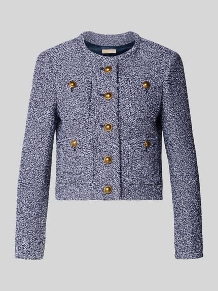 Slim Fit Jacke in Bouclé-Optik Shop The Look MANNEQUINE