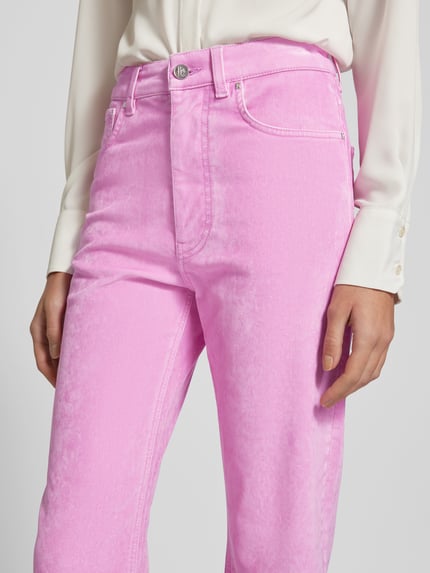 Rabanne Jeans met 5-pocketmodel Felroze - 3