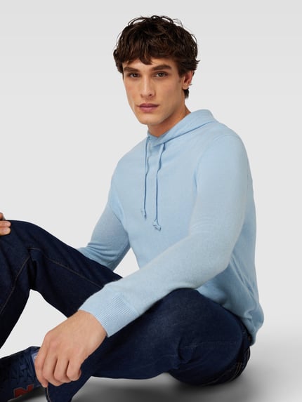 Polo Ralph Lauren Hoodie met ribboorden Lichtblauw - 3