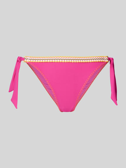 Banana Moon Bikinibroekje met vetersluiting opzij, model 'MADIA KALANY' Fuchsia - 1