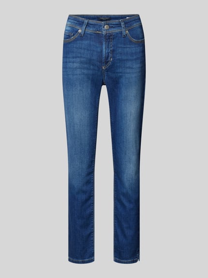 CAMBIO Jeansy o skróconym kroju slim fit model ‘PIPER’ Ciemnoniebieski 2