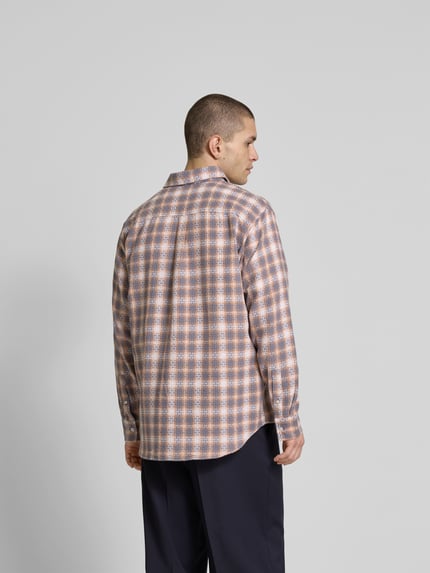 Wood Wood Relaxed fit vrijetijdsoverhemd met knoopsluiting Lichtgrijs - 5