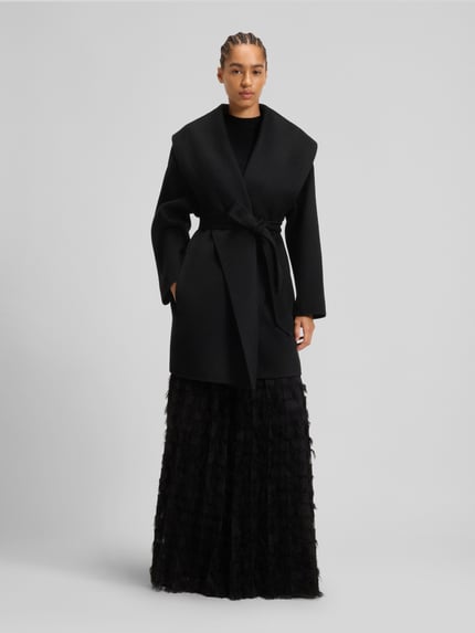 BOSS Regular Fit Wollmantel mit Schalkragen Modell 'CARIBY' Black 4