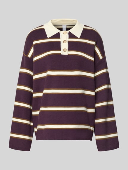 Relaxed Fit Strickpullover aus Viskose-Mix Modell 'ISABELL' Shop The Look MANNEQUINE