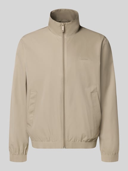 Jacke mit Stekragen und Reißverschluss Shop The Look MANNEQUINE