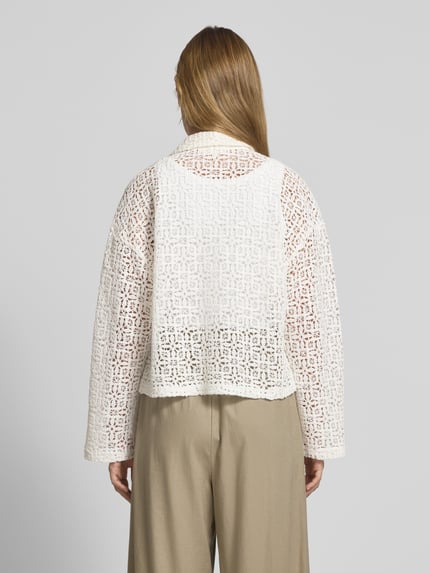 Christian Berg Woman Relaxed Fit Hemdbluse aus Baumwoll-Mix Offwhite 5