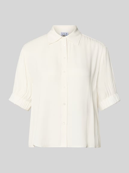 Regular Fit Bluse aus Viskose mit 1/2-Arm Shop The Look MANNEQUINE