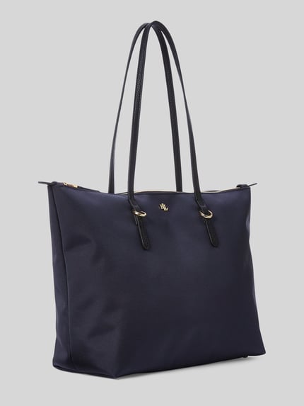 Lauren Ralph Lauren Torebka do ręki z detal z logo Ciemnoniebieski 3