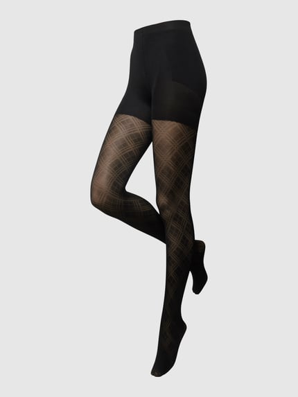 MAGIC Bodyfashion Panty met verstevigde tenen, model 'INCREDIBLE LEGS' Zwart - 1