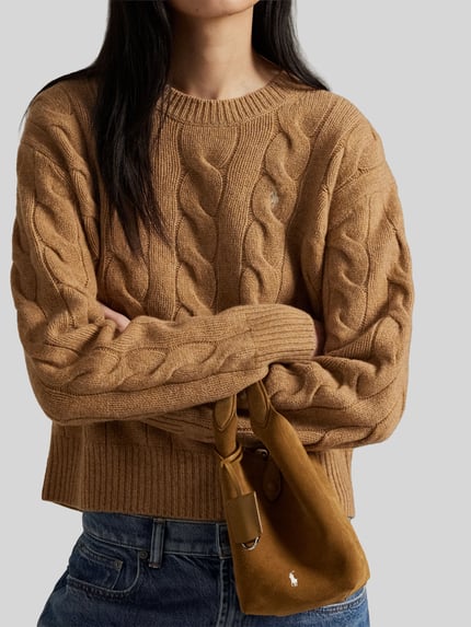 Polo Ralph Lauren Regular Fit Strickpullover aus Woll-Kaschmir-Mix Camel 5