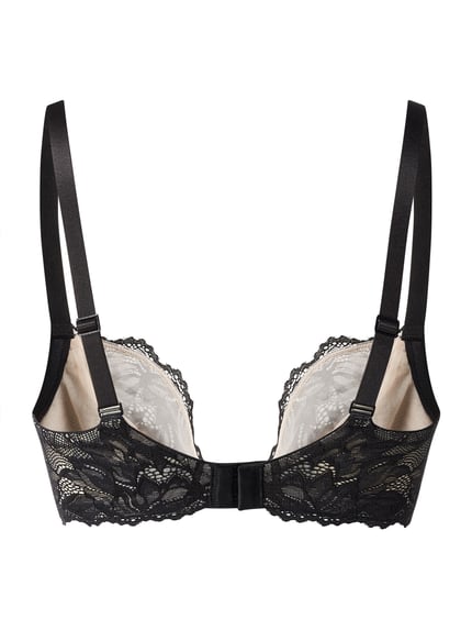 Calvin Klein Underwear Beugelbeha van gebloemd kant  Zwart - 5