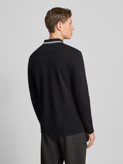 BOSS Green Regular Fit Poloshirt aus reiner Baumwolle Modell 'PLISY' Black 5