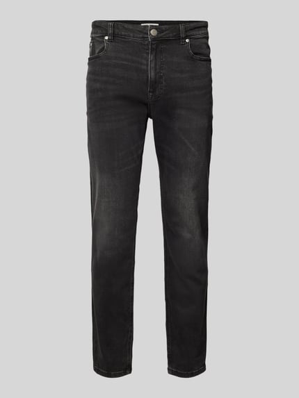REVIEW Essentials slim fit jeans Zwart - 2