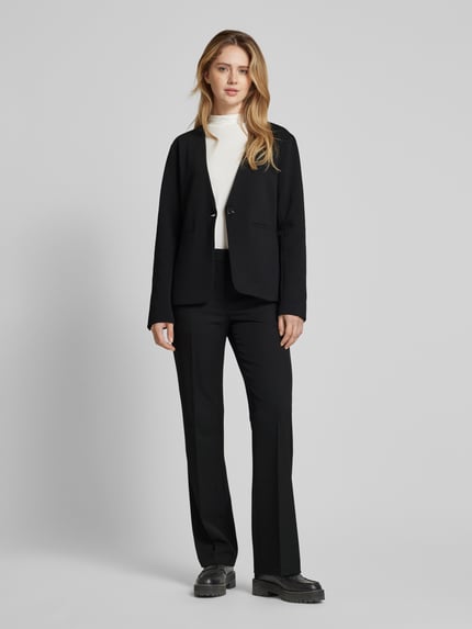 someday. Blazer mit Leistentaschen Modell 'Nebru' BLACK 1