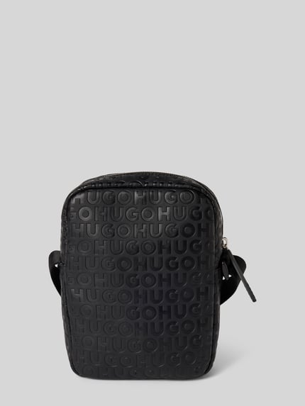 HUGO Umhängetasche mit Label Patch Modell 'ETHON' Black 4