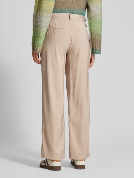 Moves Wide Leg Stoffhose mit Eingrifftaschen Modell 'Nimma 1867' Sand 5