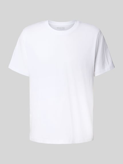 Regular Fit T-Shirt aus Baumwoll-Mix Modell 'ASPEN' Shop The Look MANNEQUINE