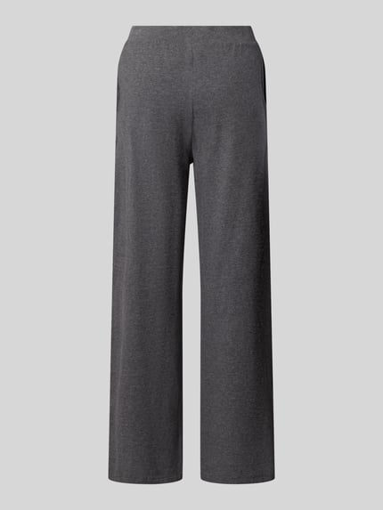 Produktfoto, dunkelgraue Regular Fit Pyjama-Hose aus Baumwoll-Mix von Marc O'Polo, glatte Oberfläche, Damen Pyjama von Marc O'Polo