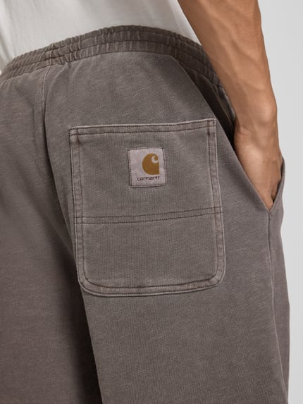 Carhartt Work In Progress Regular Fit Shorts mit elastischem Bund Modell 'Harper' Mittelbraun 3