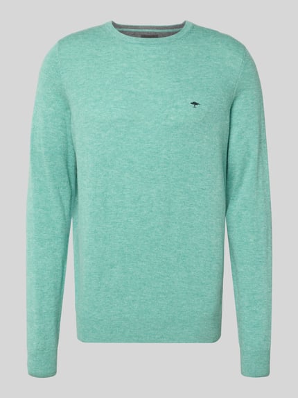 Fynch-Hatton Regular Fit Pullover mit Kaschmir-Anteil Modell 'Merino' Schilf 2