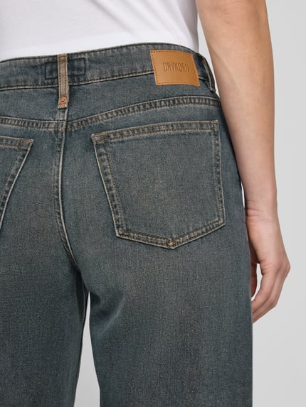 DRYKORN Straight Fit Jeans aus reiner Baumwolle Modell 'Medley' Blau 3