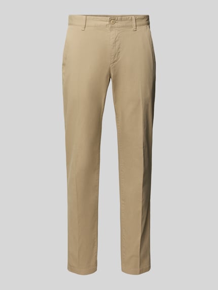 Marc O'Polo Chinosy Shaped Fit z bawełny Beżowy 2
