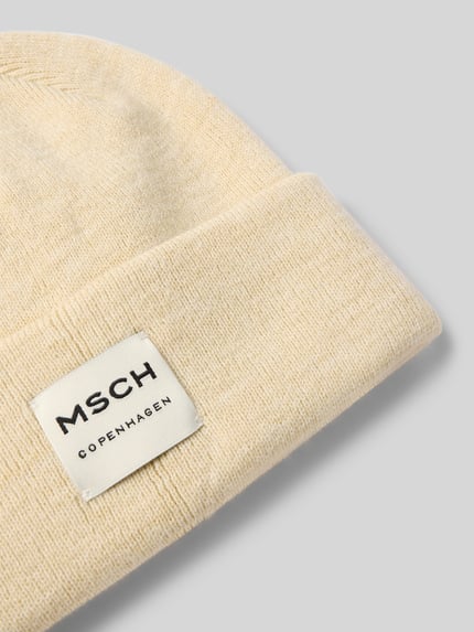 MSCH Copenhagen Beanie van wolmix, model 'Mojo' Beige - 2