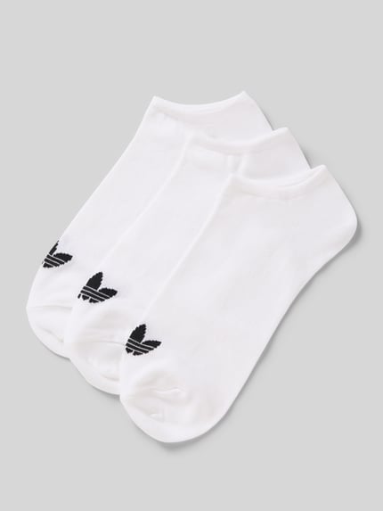 adidas Originals Sneakersocken mit Logo-Print im 3er-Pack Weiss 1