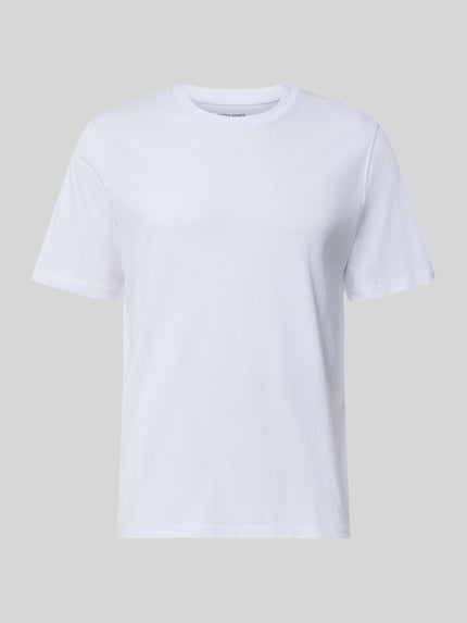T-shirt z okrągłym dekoltem model 'ORGANIC' Shop The Look MANNEQUINE