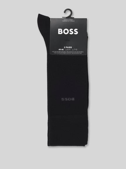BOSS Socken aus Viskose-Mix im 2er-Pack Black 2