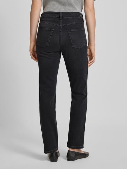 MAC Korte jeans met steekzakken Middenbruin - 5