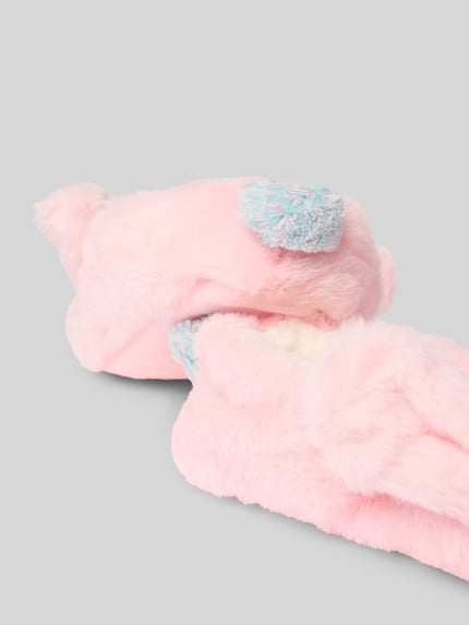 CAPELLI NEW YORK Huisschoenen van imitatiebont met antislipzool Rosé - 2