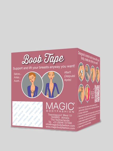 MAGIC Bodyfashion Zelfklevende borstband Beige - 5
