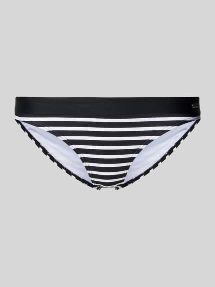 Bikinihose mit Label-Applikation Modell 'Summer' Shop The Look MANNEQUINE